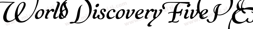 World Discovery FivePERSONAL字体转换